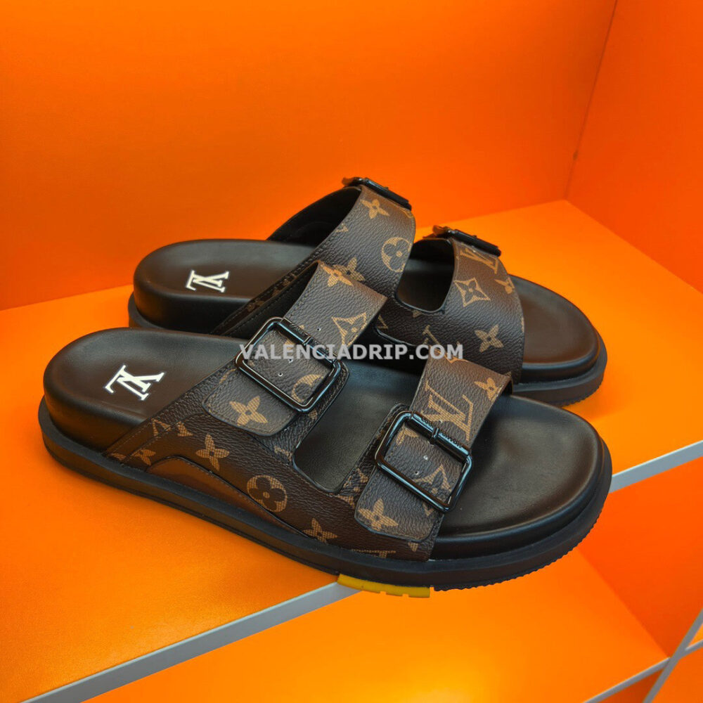 Chanclas Louis Vuitton - Marrón