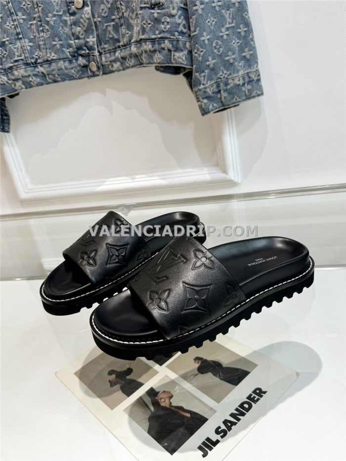 Chanclas Louis Vuitton - Negro