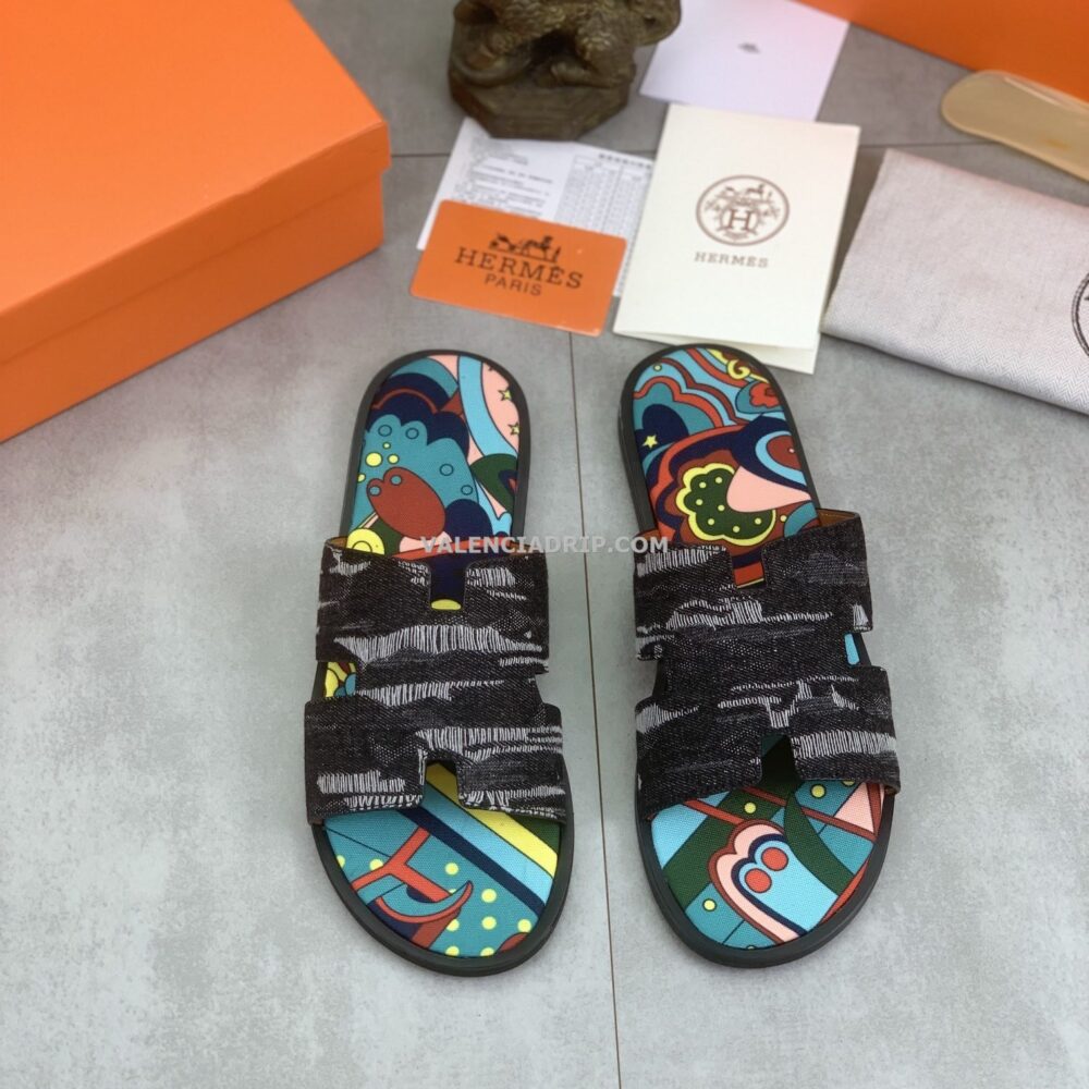 Chanclas Hermes - Negro