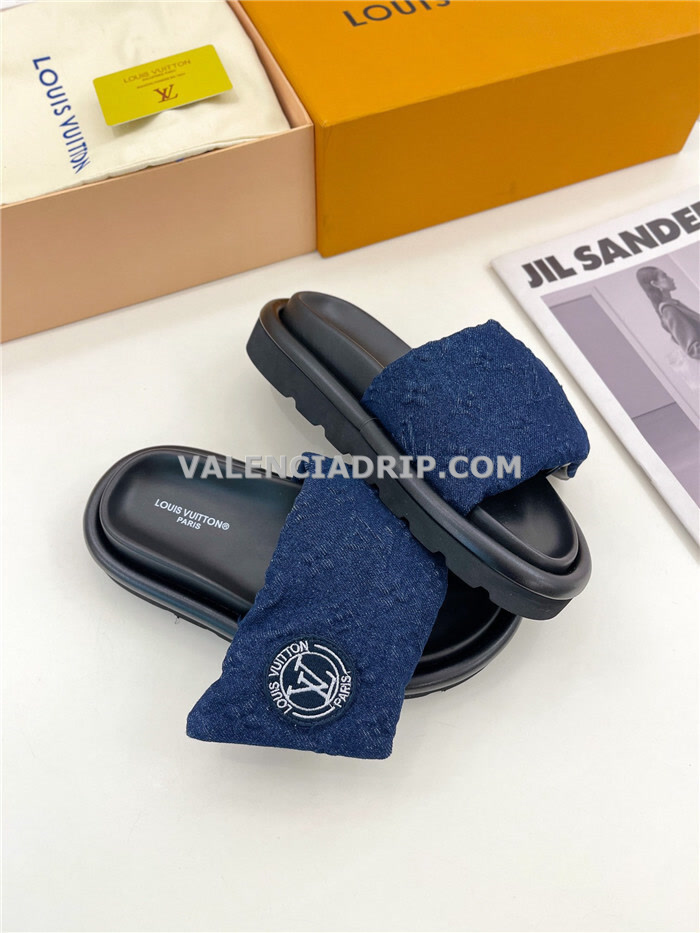 Chanclas Louis Vuitton - Azul