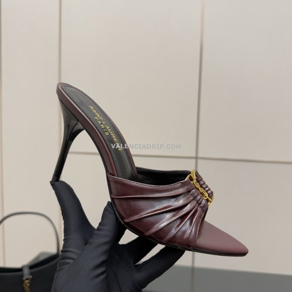 Tacones de mujer YSL - Marrón