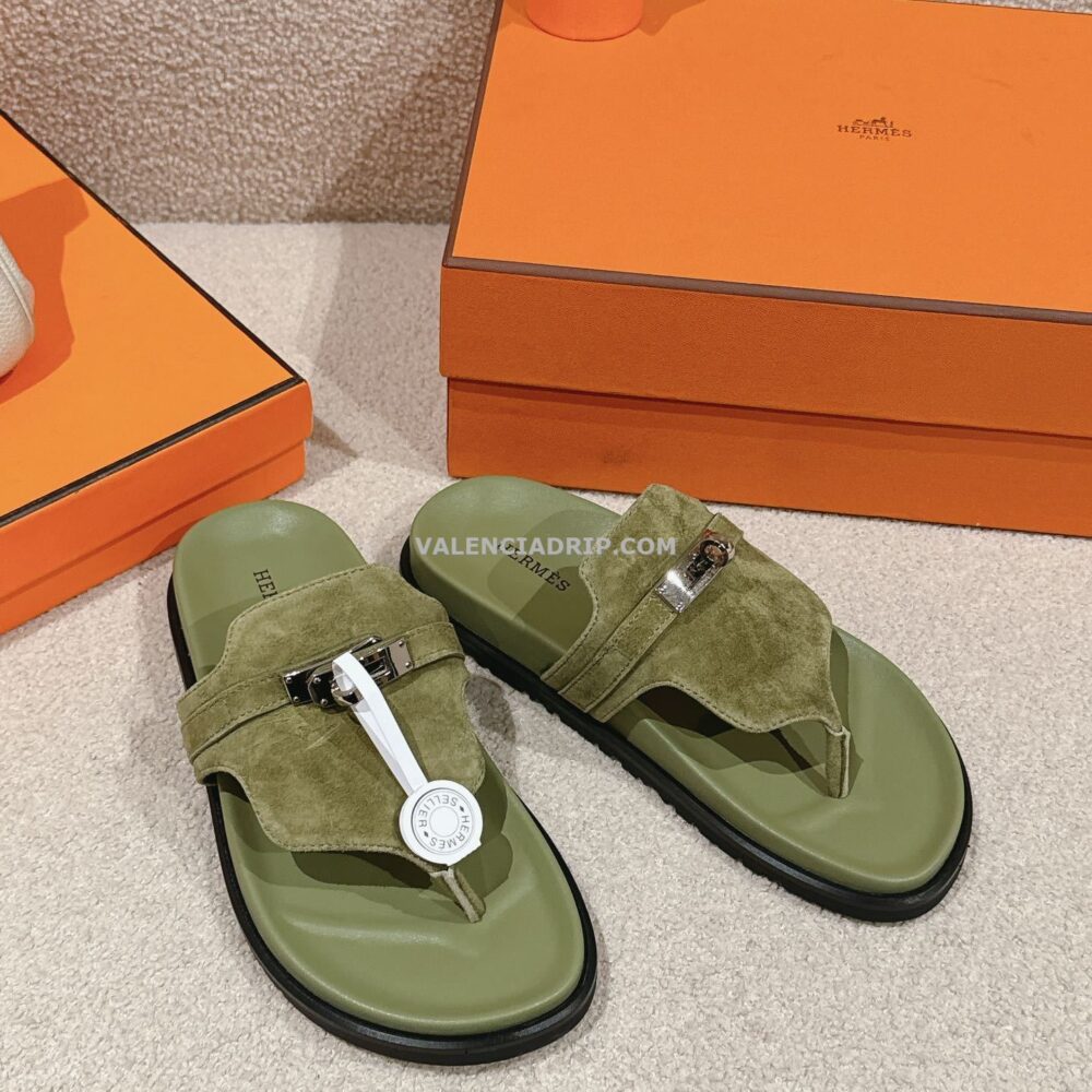 Chanclas Hermes - Verde