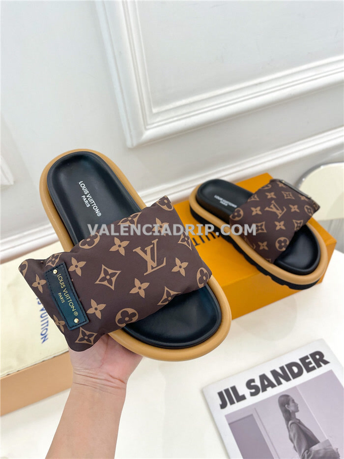 Chanclas Louis Vuitton - Marrón