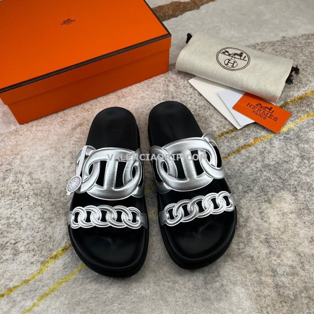 Chanclas Hermes - Blanco