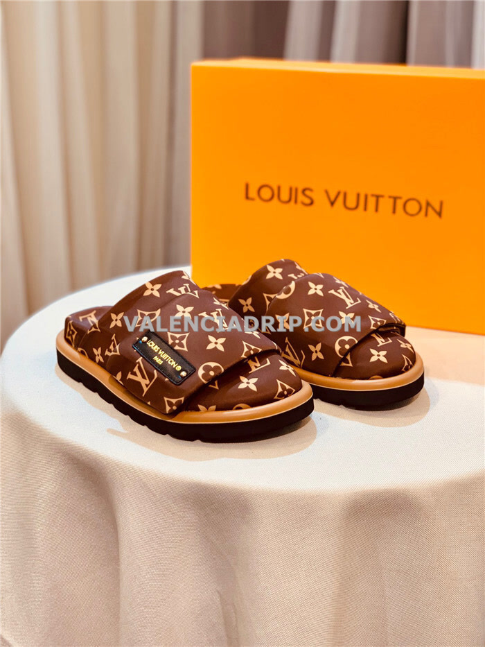 Chanclas Louis Vuitton - Marrón