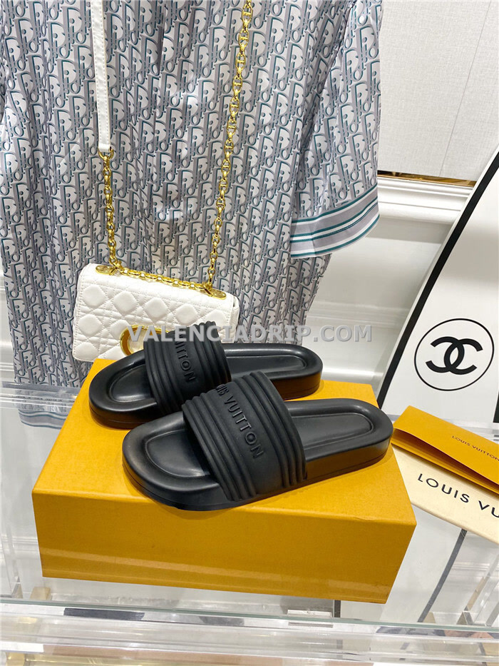 Chanclas Louis Vuitton - Negro