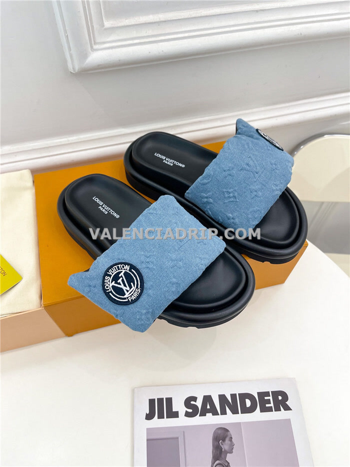 Chanclas Louis Vuitton - Azul