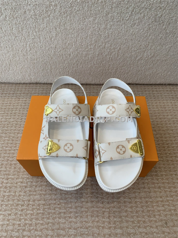 Chanclas Louis Vuitton - Blanco