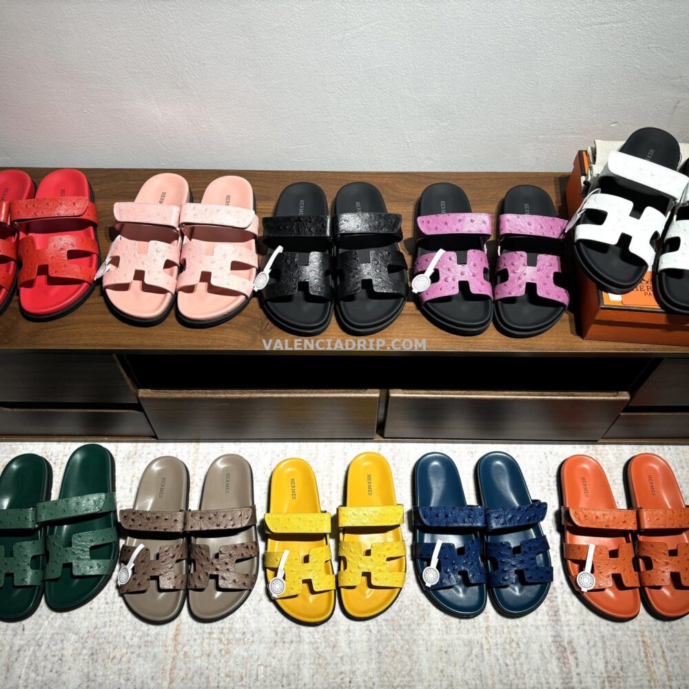 Chanclas Hermes - Rojo