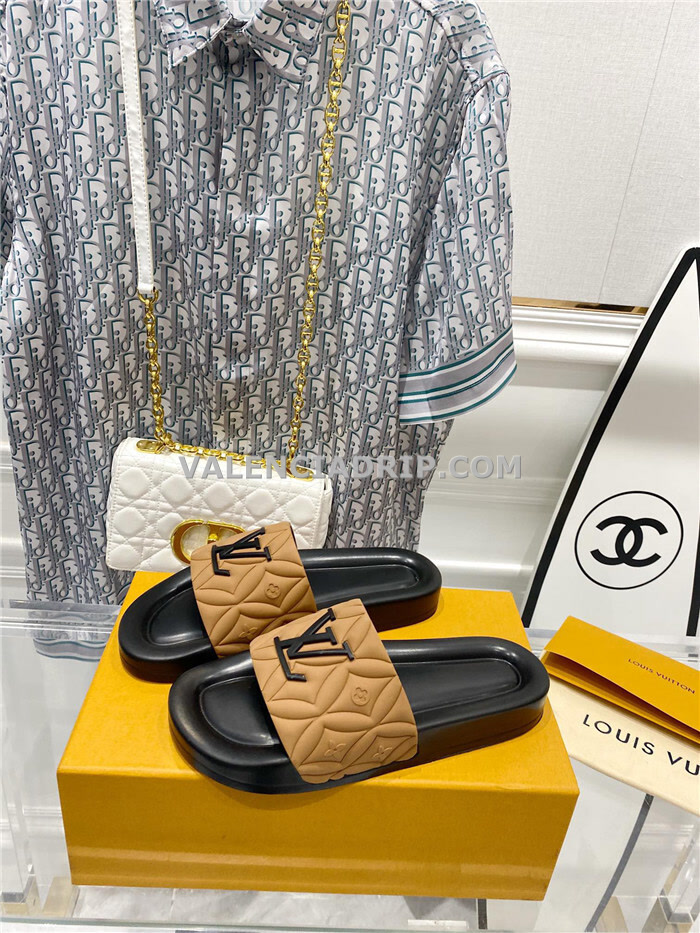 Chanclas Louis Vuitton - Beige