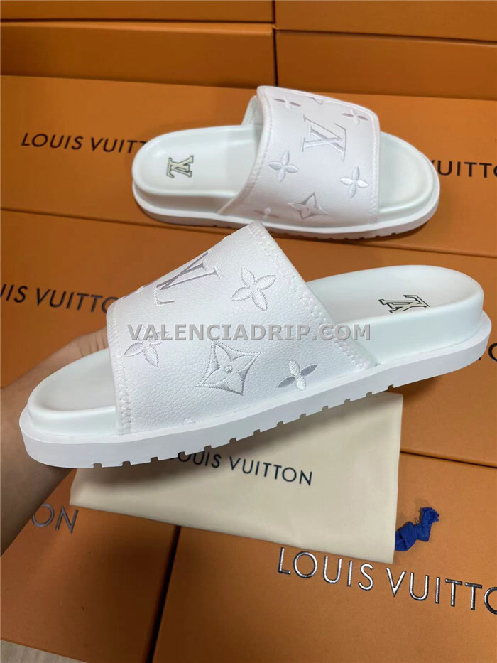 Chanclas Louis Vuitton - Blanco