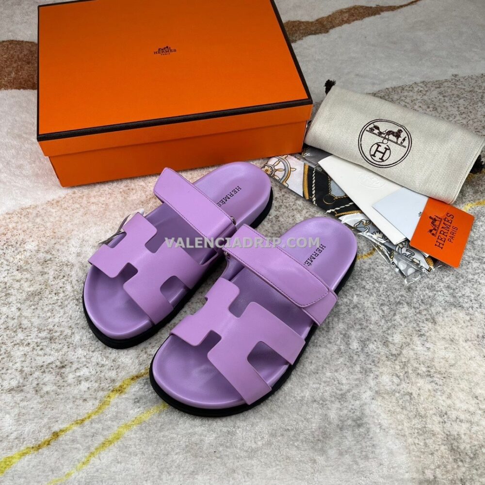 Chanclas Hermes - Morado