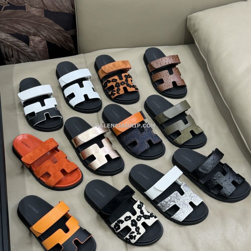 Chanclas Hermes - Gris