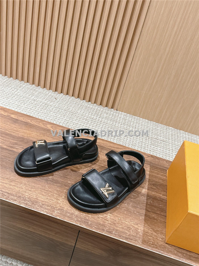 Chanclas Louis Vuitton - Negro