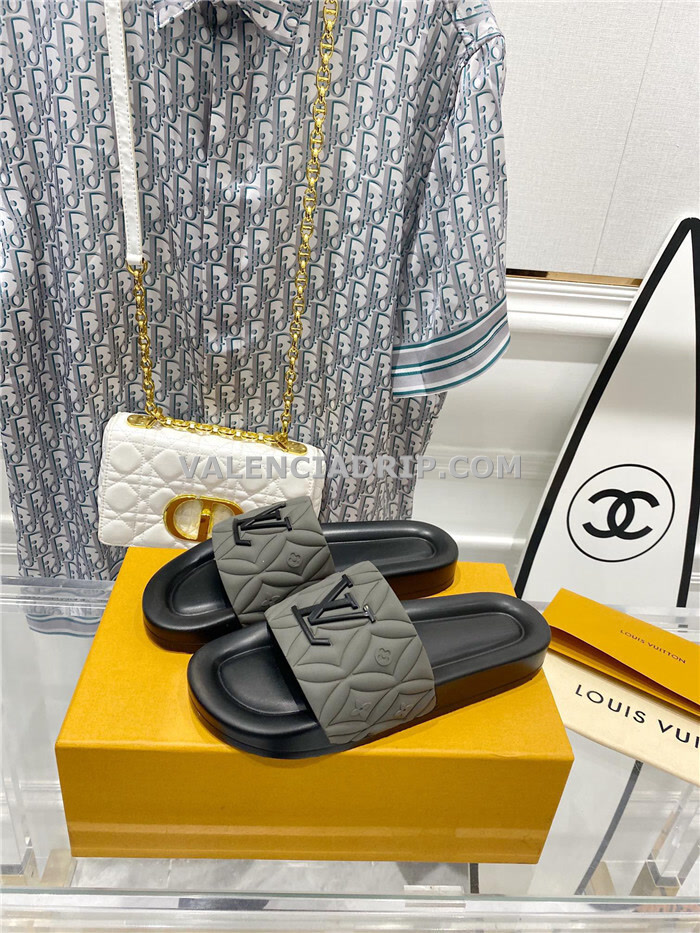 Chanclas Louis Vuitton - Gris