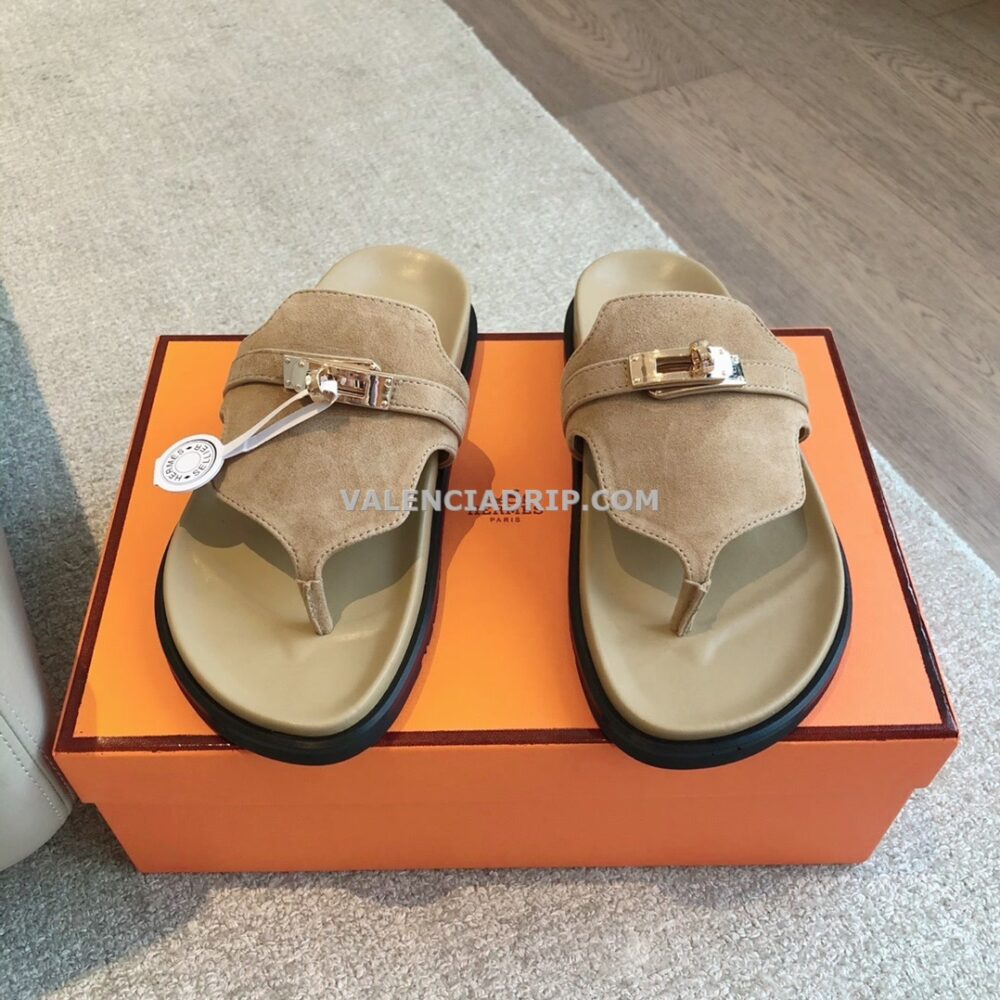 Chanclas Hermes - Beige