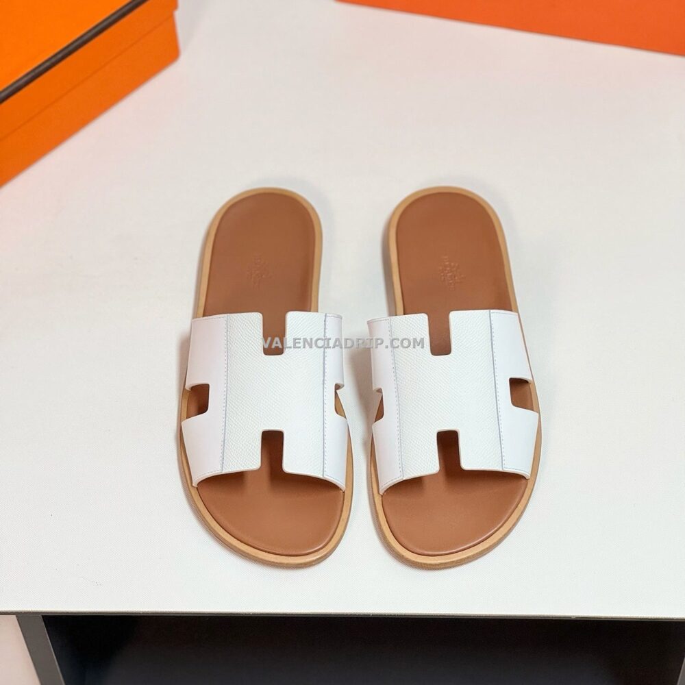 Chanclas Hermes - Blanco