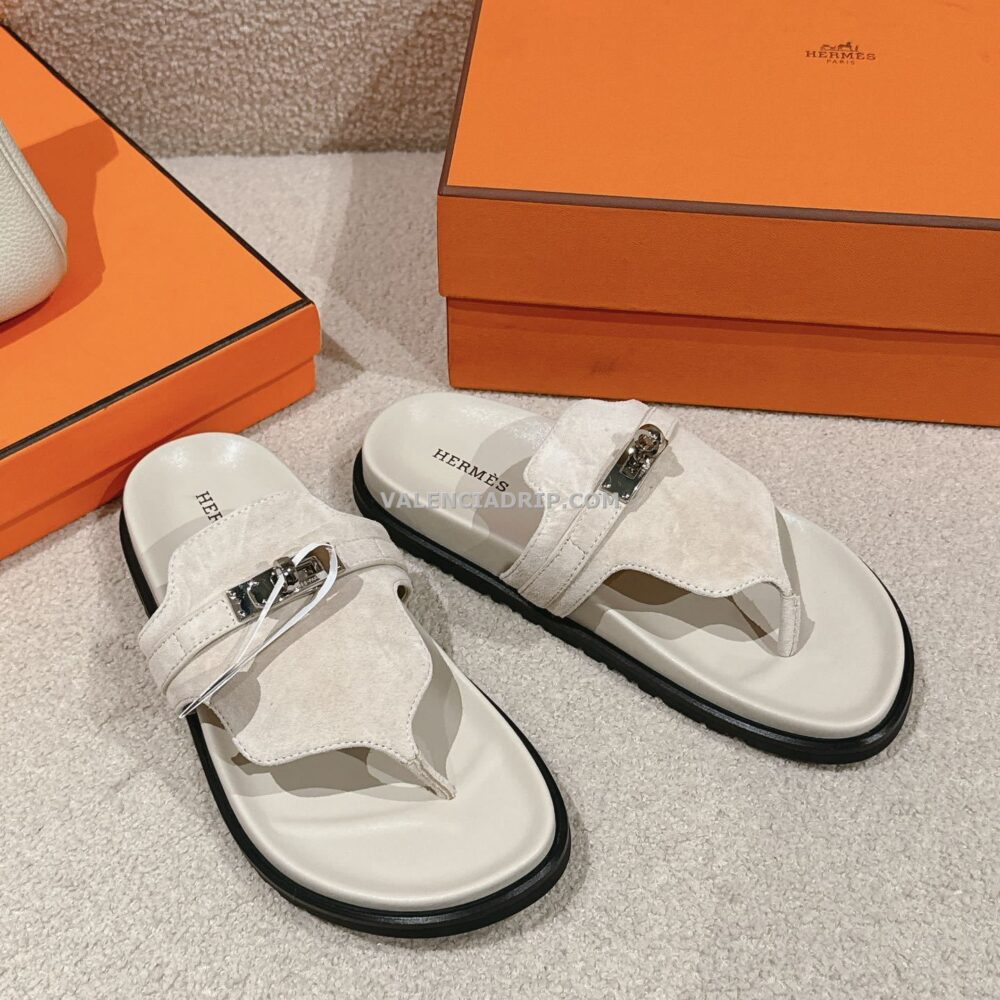 Chanclas Hermes - Beige