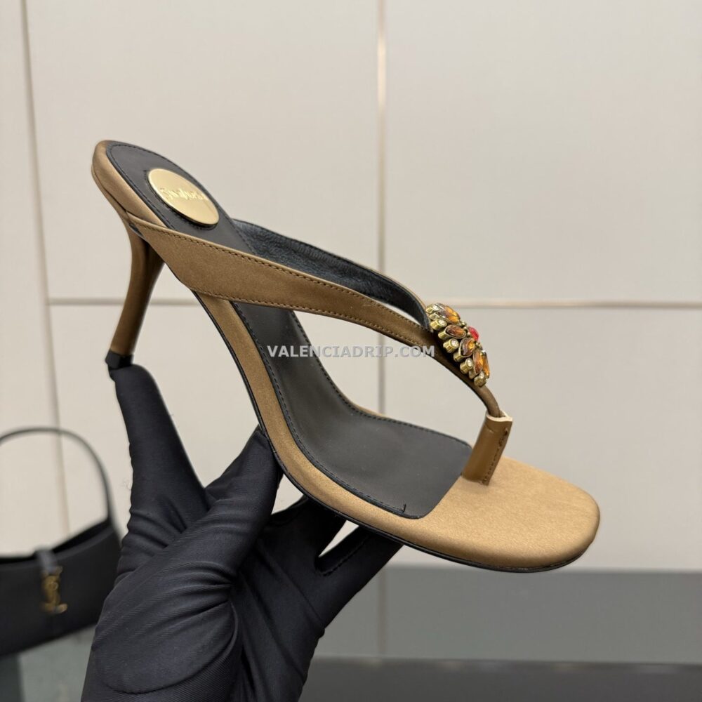 Tacones de mujer YSL - Marrón