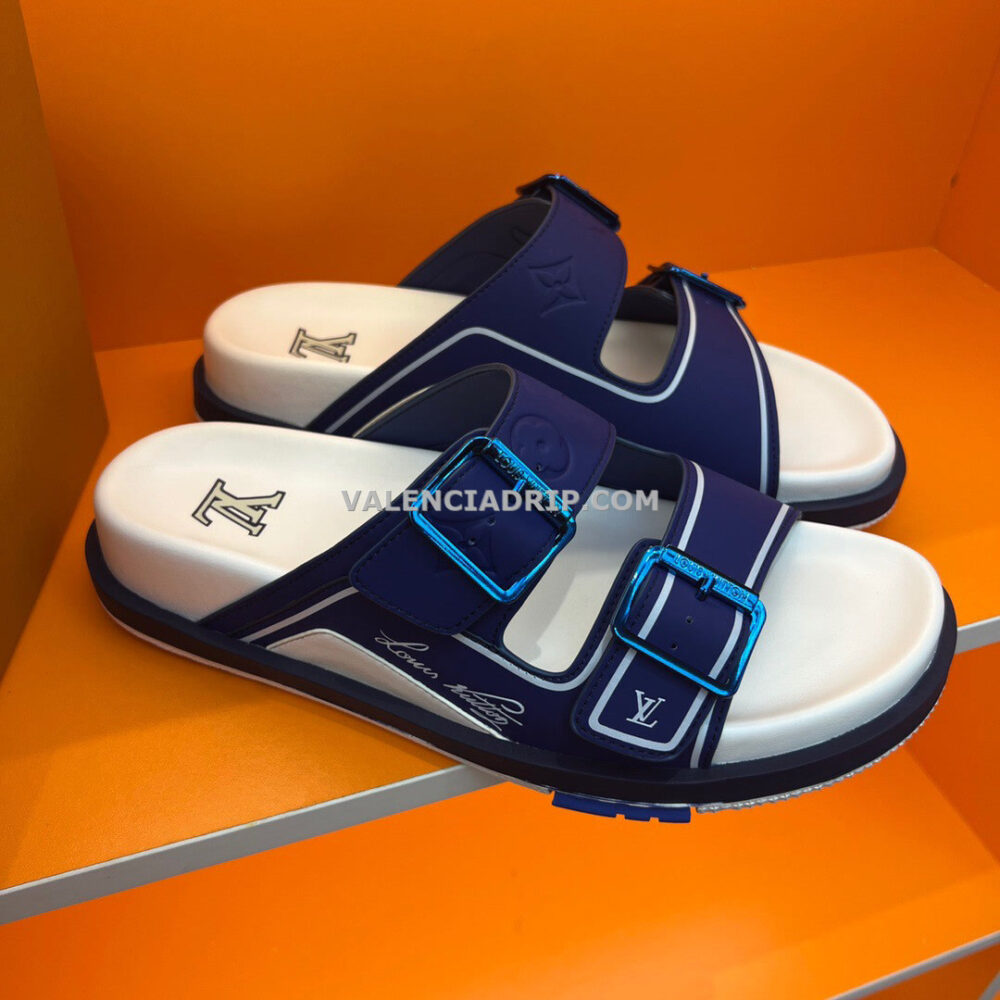 Chanclas Louis Vuitton - Azul