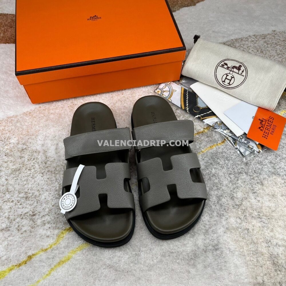 Chanclas Hermes - Gris