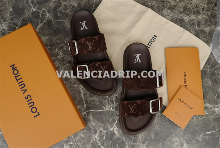 Chanclas Louis Vuitton - Marrón