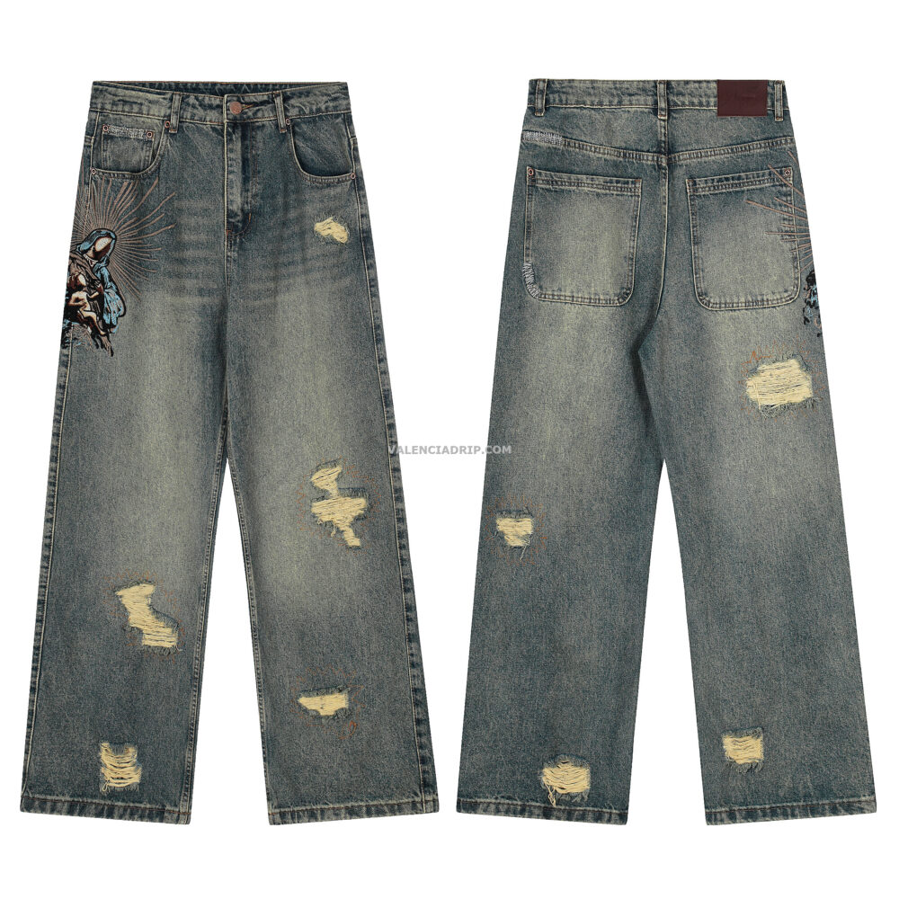 DERSCHUTZE JEANS vaqueros - Azul
