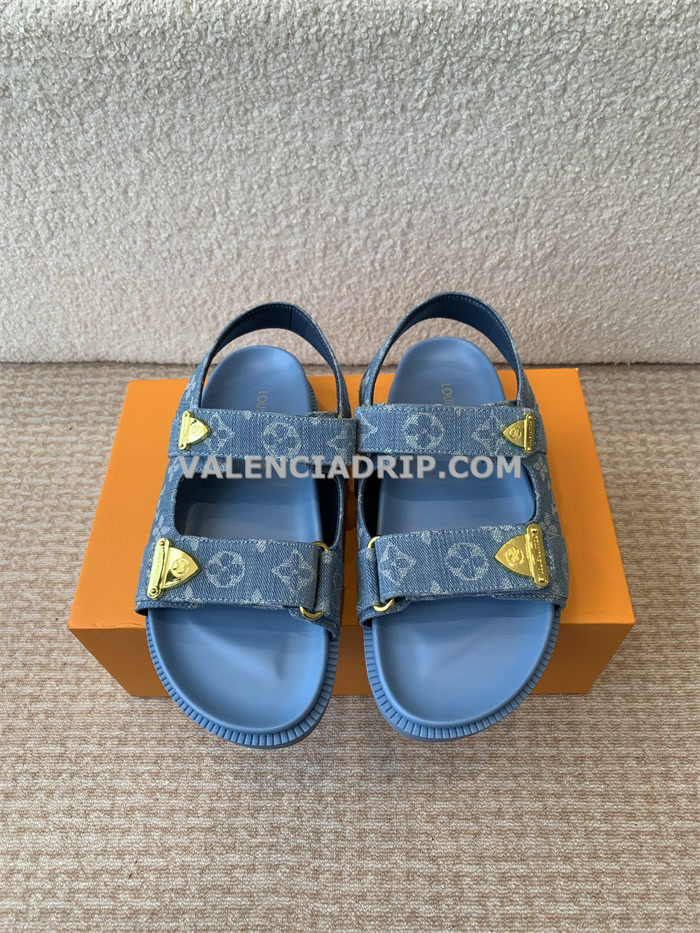 Chanclas Louis Vuitton - Azul