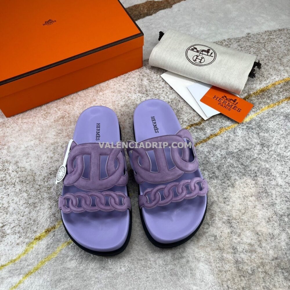 Chanclas Hermes - Morado