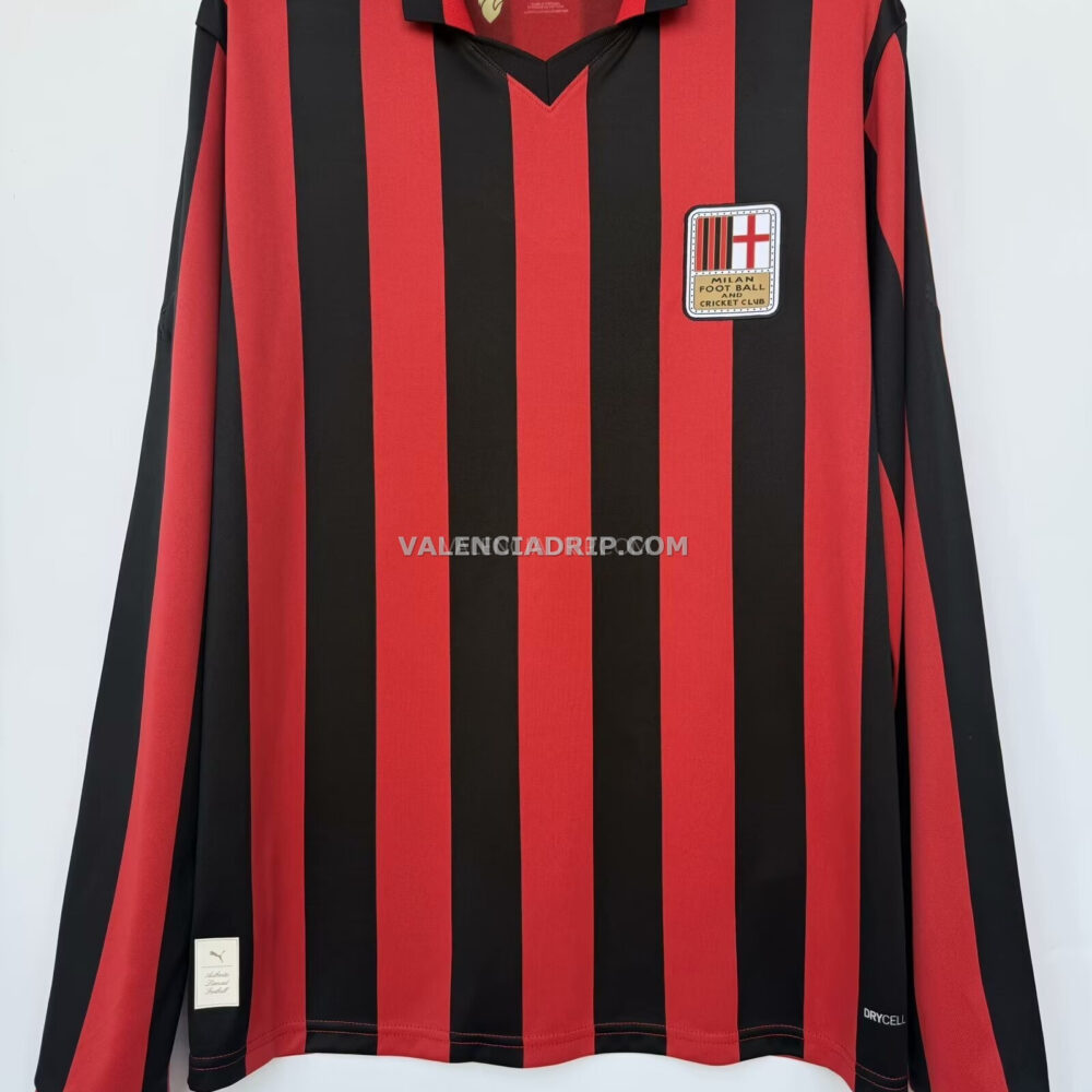 Camiseta AC Milan Edición Especial 125 aniversario 24/25 manga larga