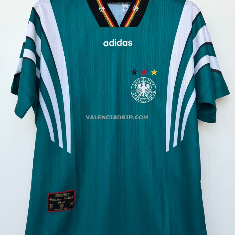Camiseta visitante Adidas Alemania 1996