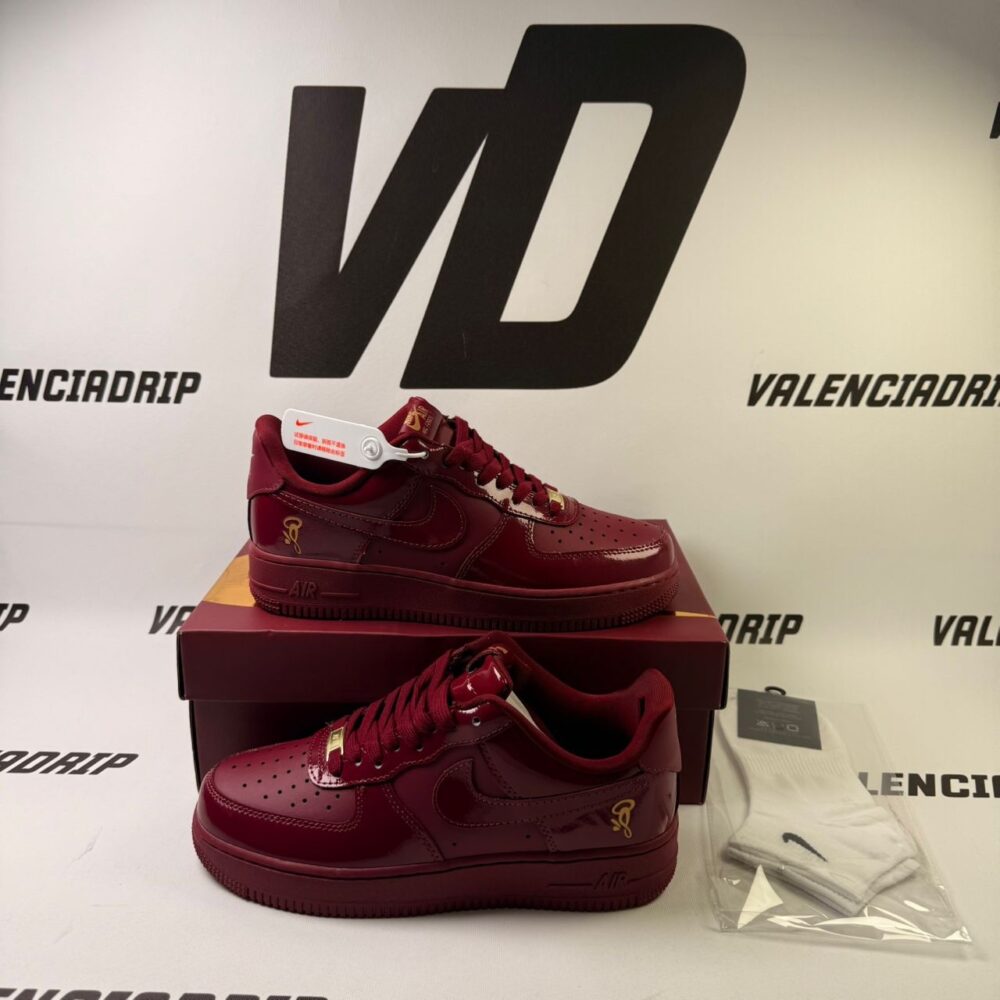 Nike air force 1 low X Syna Central Cee Dark Beetroot