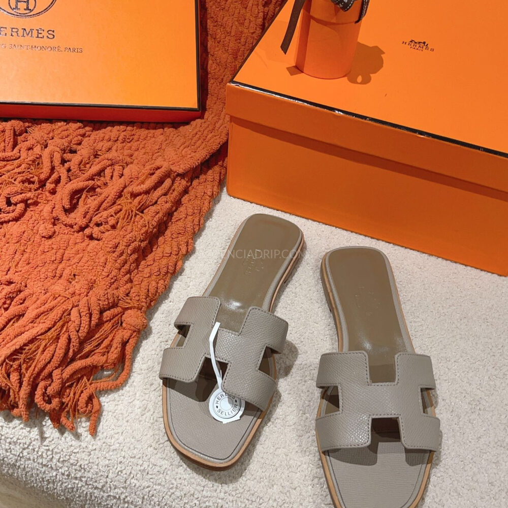 Sandalias Hermes - Oran Beige Mastic