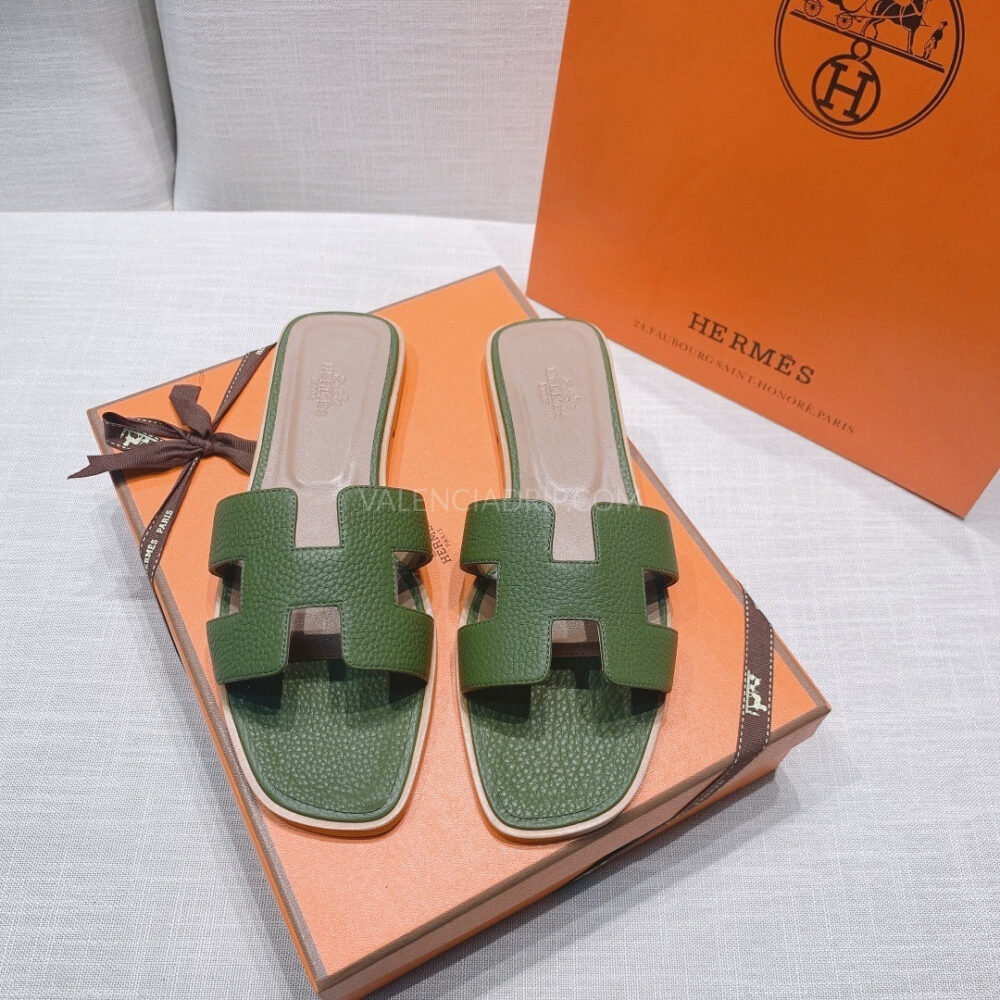 Sandalias Hermes - Oran Verde
