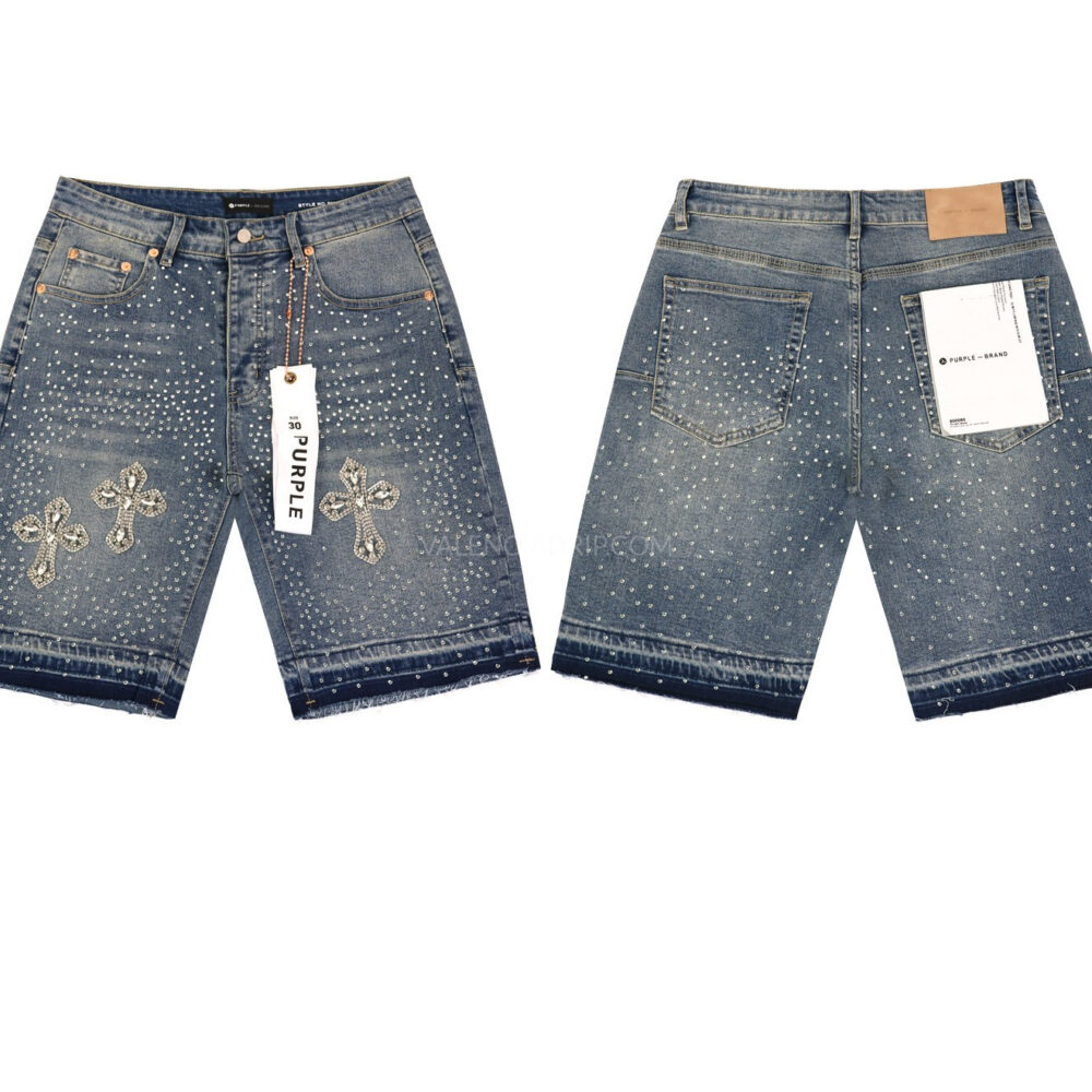 Vaqueros cortos Purple Brand