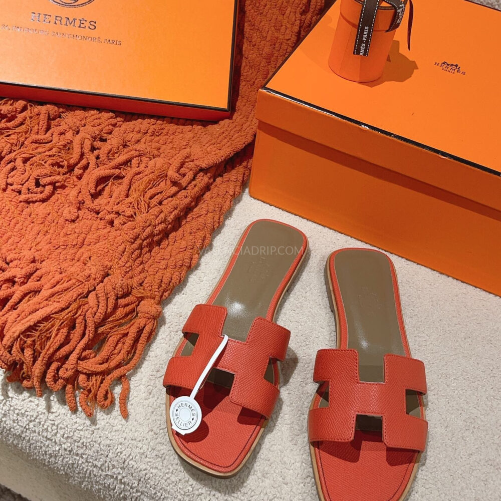 Sandalias Hermes - Oran Naranja