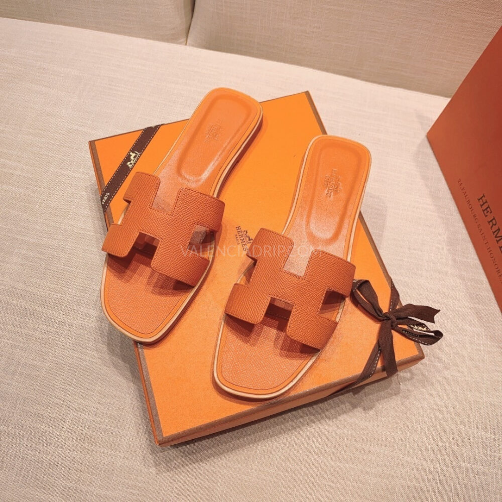Sandalias Hermes - Oran Naranja