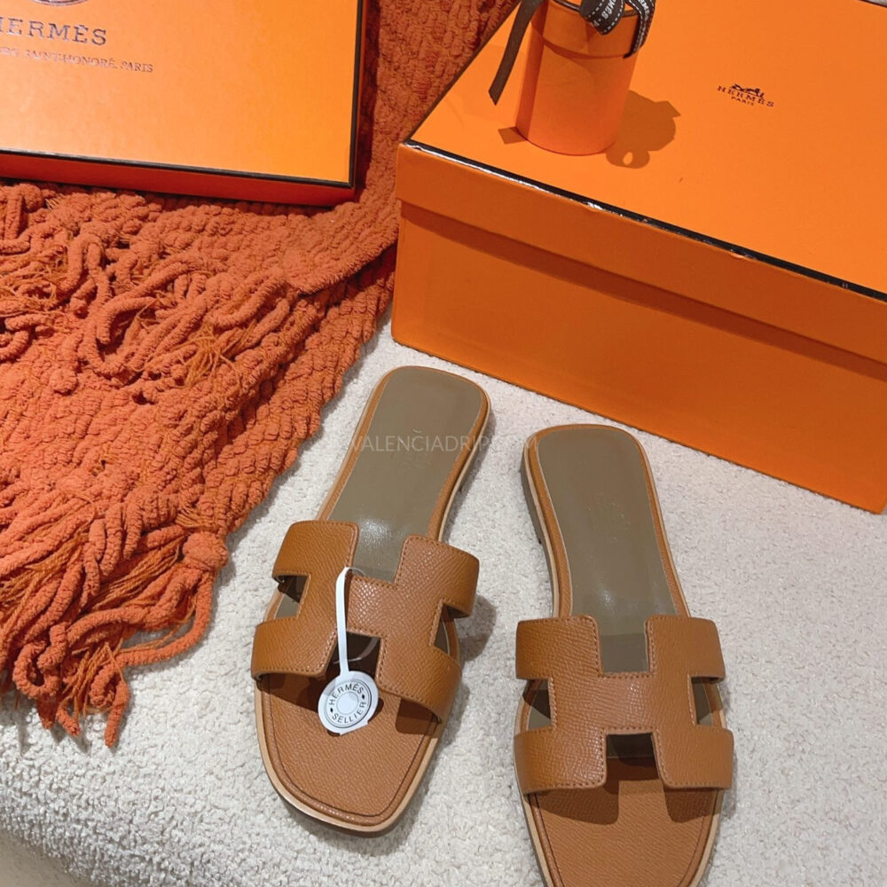 Sandalias Hermes - Oran Marrón