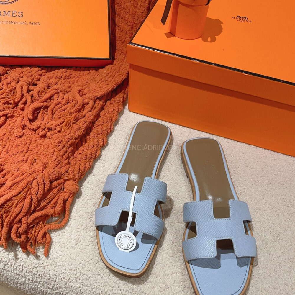 Sandalias Hermes - Oran Azul claro