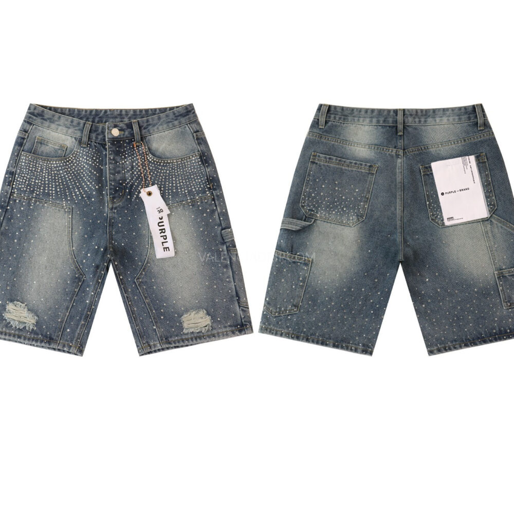 Vaqueros cortos Purple Brand